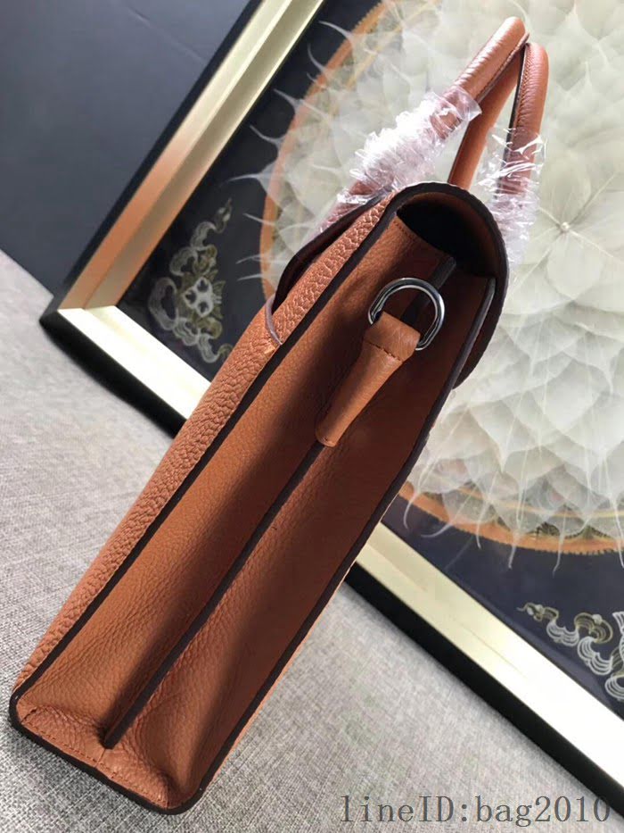 愛馬仕HERMES 男包 公事包 德國進口togo牛皮 頂級316純鋼五金 男士手提包  tdher1365